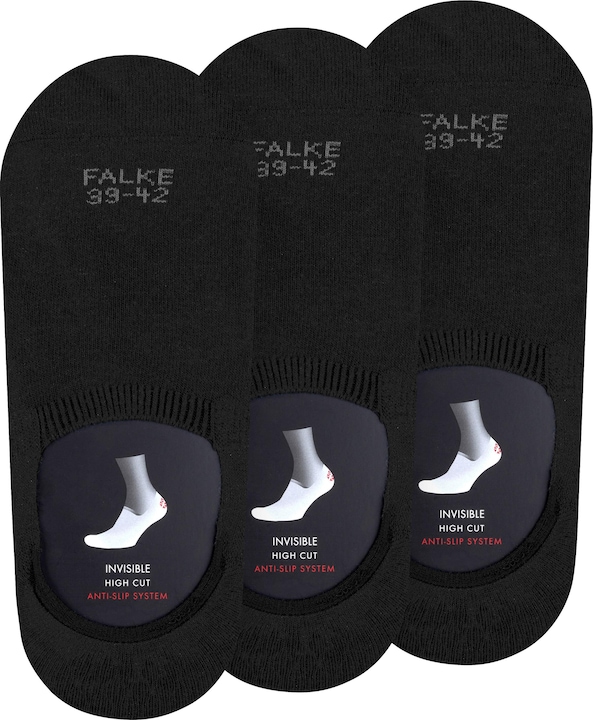 Actual product image Falke Step High Cut 3-Pack Men No Show Socks (39 - 42)