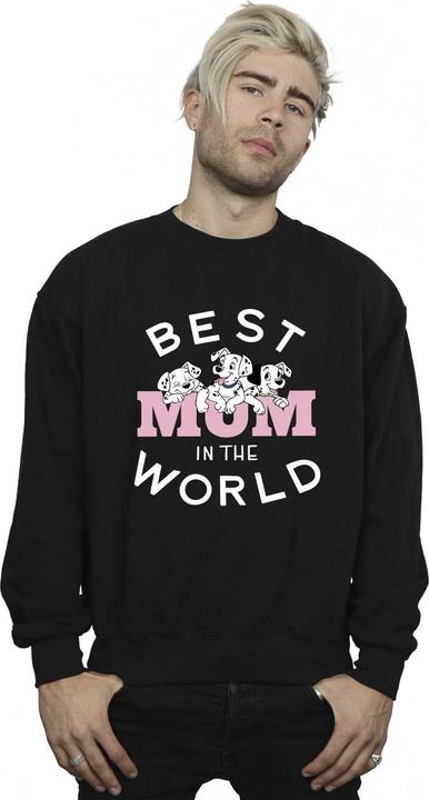 Immagine prodotto Disney 101 Dalmatians Best Mum In The World Felpa Uomo (XL)