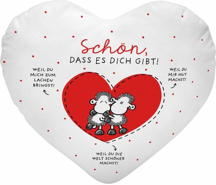 Sheepworld Plüschkissen Weil....74464