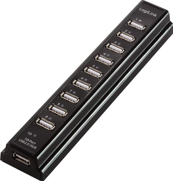 Actual product image LogiLink UA0096 (USB-A, 10 ports)