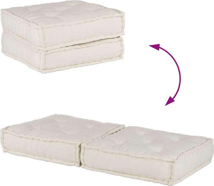 Actual product image vidaXL Modular pouf (2 person sofa)