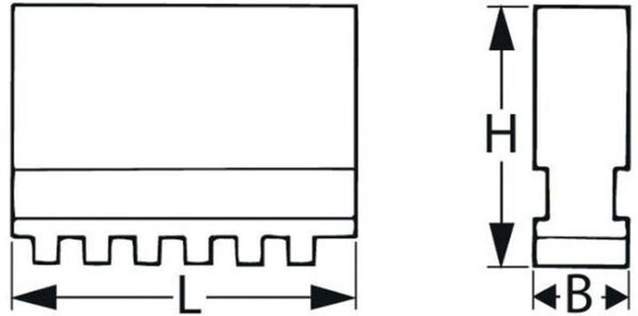 Actual product image Röhm Block jaw BL