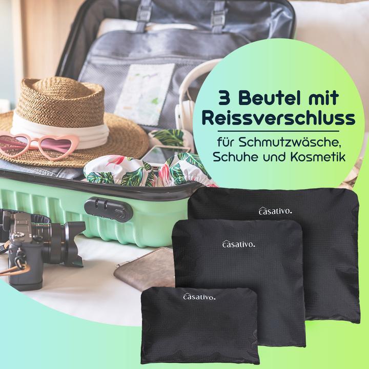 Produktbild Casativo 6er-Set Kleider-Organizer für Koffer, Reisetasche & Co., 6 Grössen