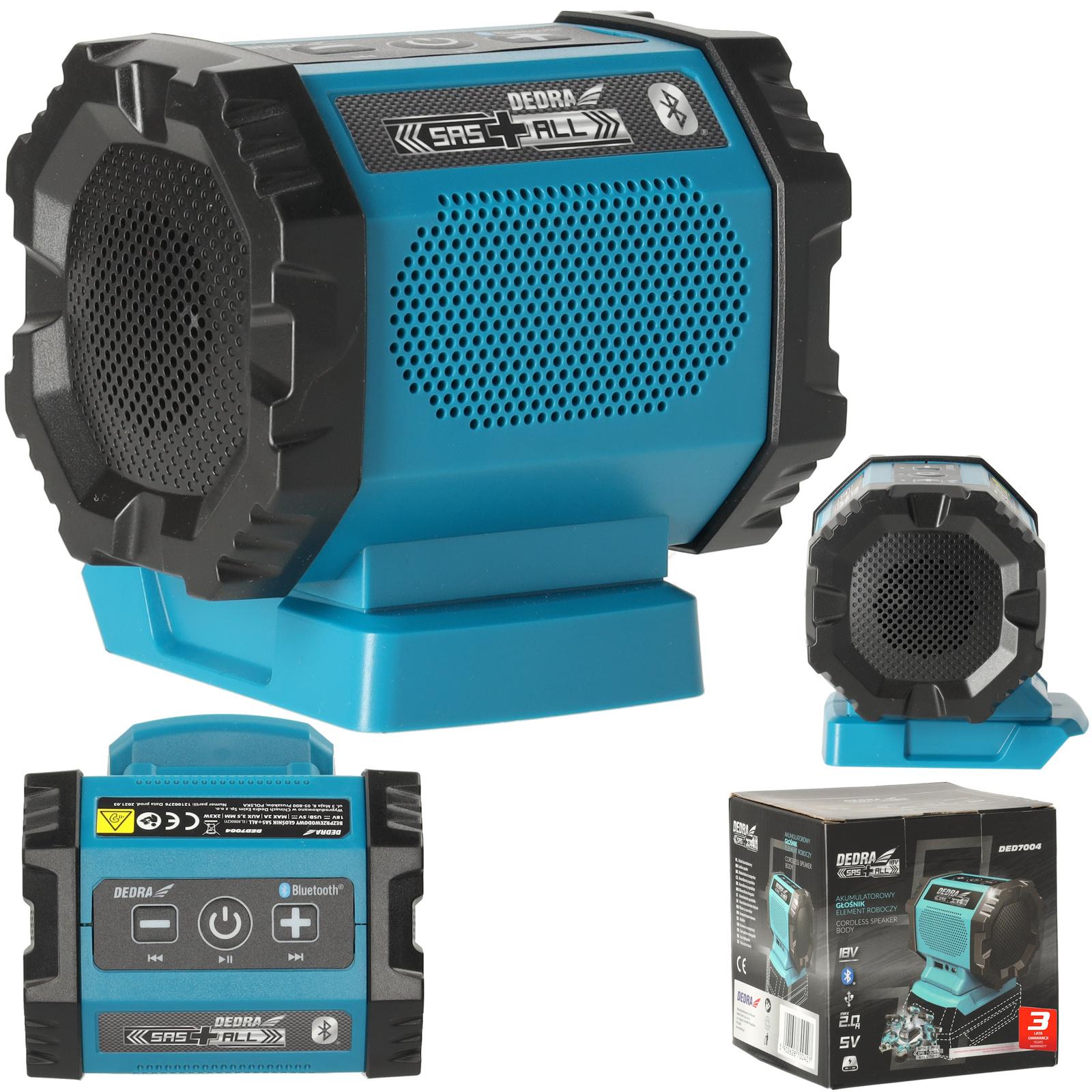 Thumbnail - Dedra Speaker DED7004 blue (Akkubetrieb), Bluetooth Lautsprecher, Blau