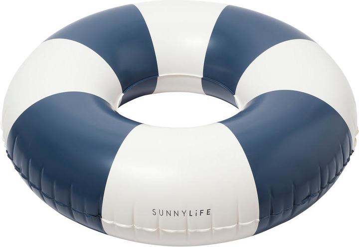 Sunnylife Tube Pool Ring Navy Stripe