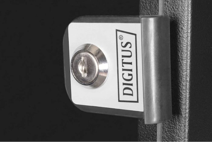 Actual product image Digitus 19" 4U wall-mounted housing, SOHO PRO 237 x 540 x 400 mm, black (4 RU, 19 inch rack)