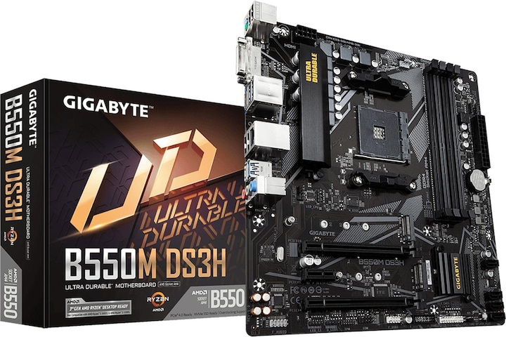 Produktbild Gigabyte B550M DS3H (AM4, AMD B550, mATX)