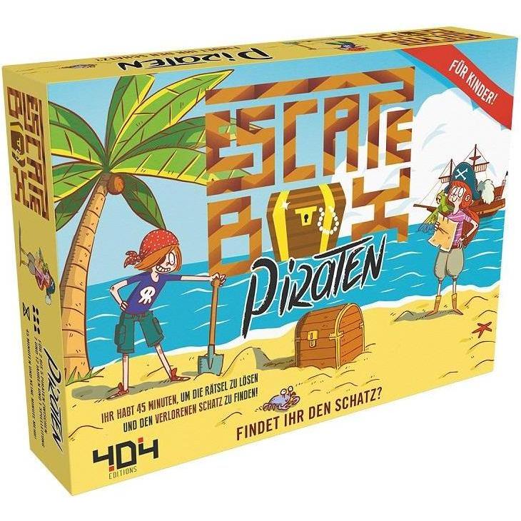 Thumbnail - 404 on Board OBOD0001 - Escape Box: Piraten, Brettspiel, für 2-5 Spieler, ab 7 Jahren (DE-Ausgabe) (Deutsch)
