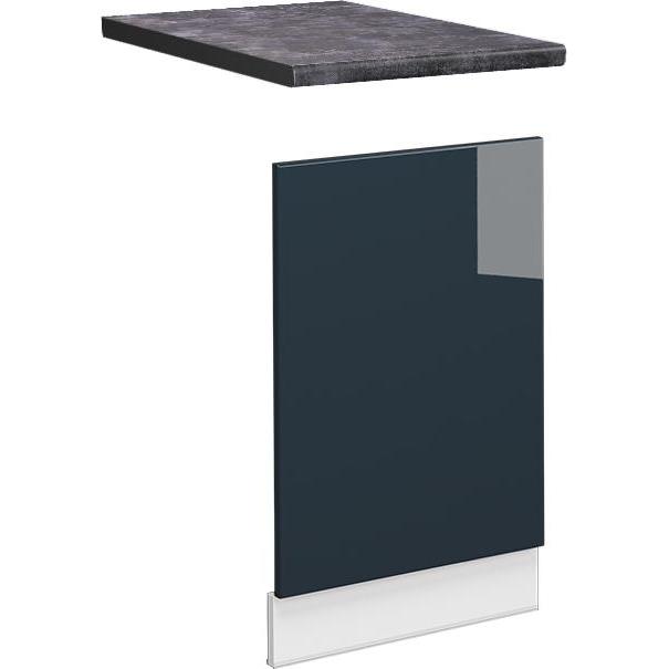 Vicco Frontblende Fame-Line, Geschirrspüler Zubehör, Blau