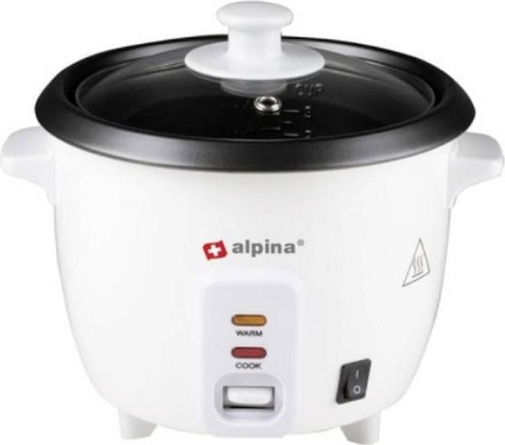 Actual product image alpina Rice cooker with plastic spoon