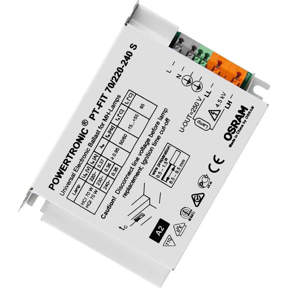 Osram, Zubehör Beleuchtung, PT-FIT 70/220…240 S