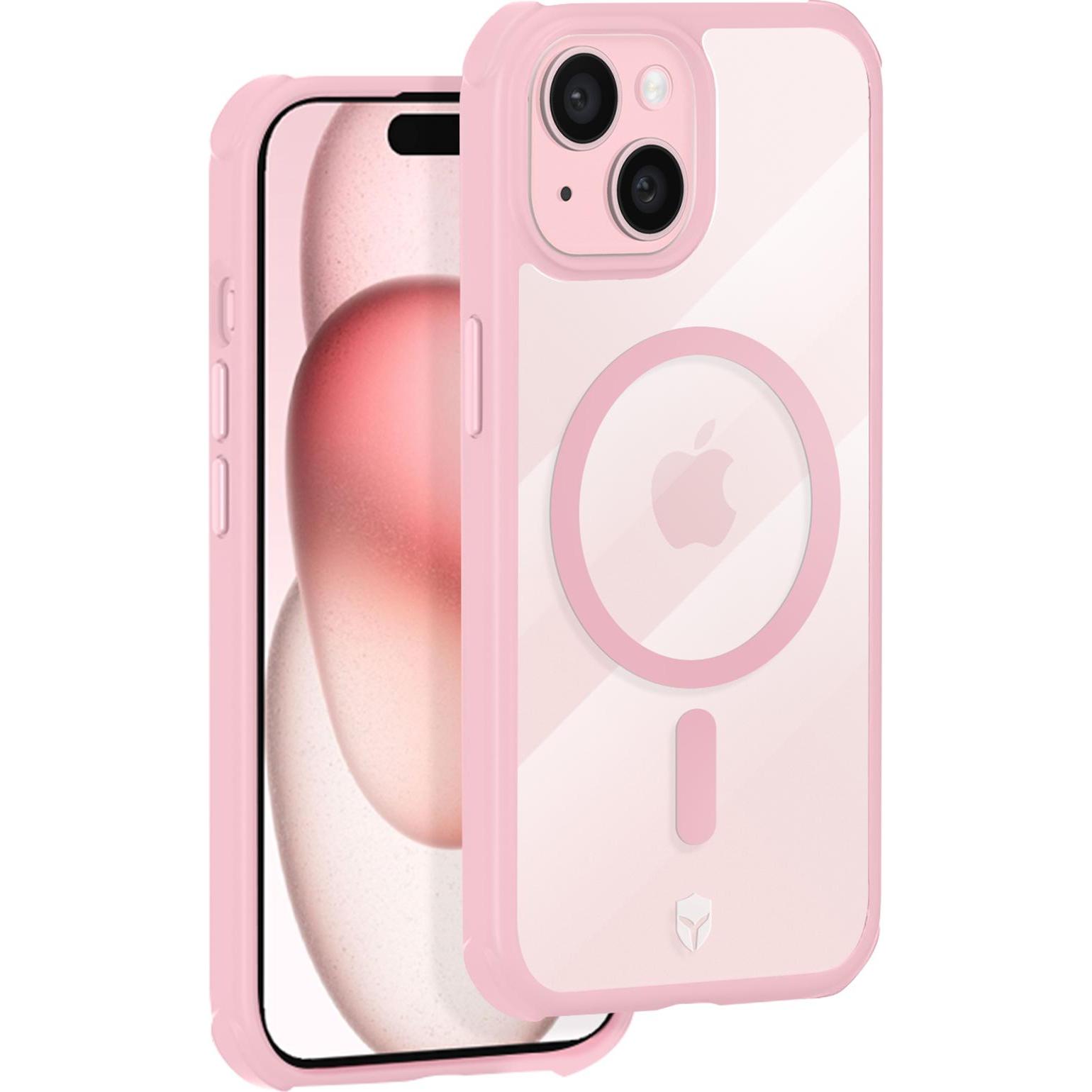 Force Case AIR FROST iPhone 15 Plus Hülle Series (Apple iPhone 15 Plus), Smartphone Hülle, Rosa