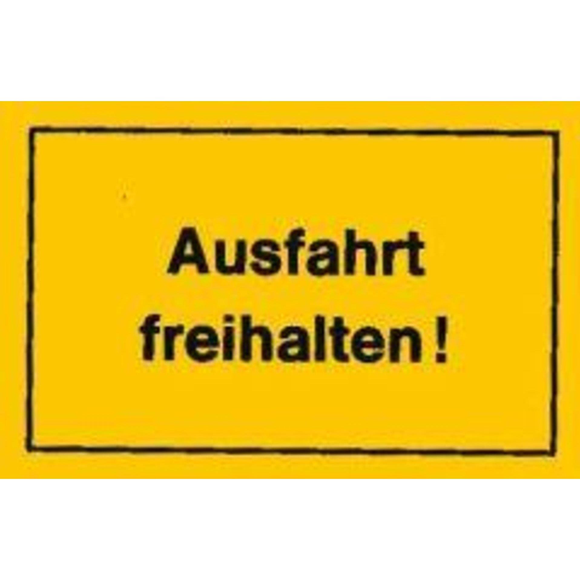 Magni Verbotsschilder Ausfahrt freihalten (204087)