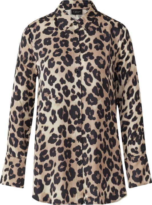 Produktbild s.Oliver Bluse Hemdbluse mit All-over-Print (36)