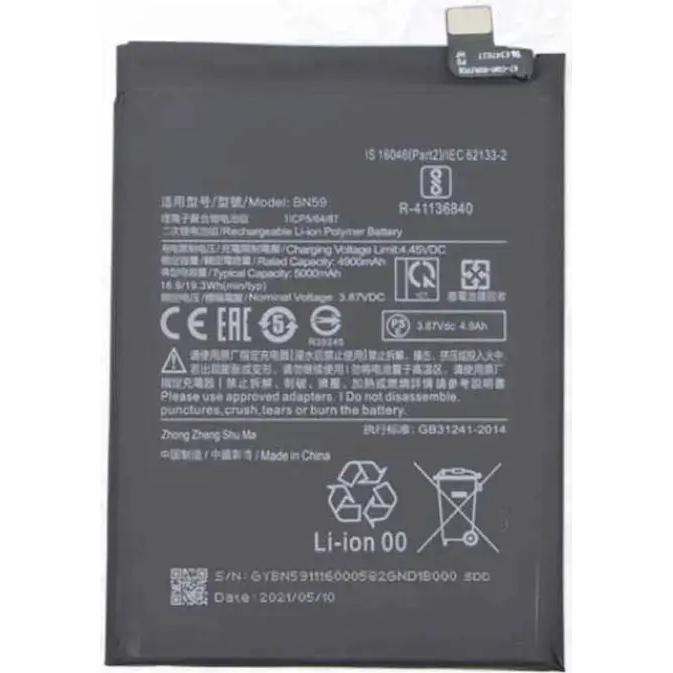 Xiaomi BN59 Akku 5000mAh, Smartphone Akku