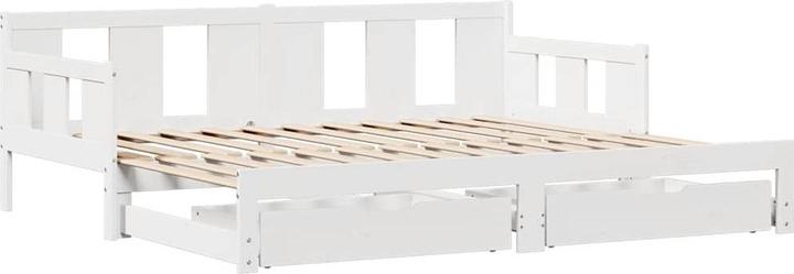 Actual product image vidaXL Extendable day bed with drawers