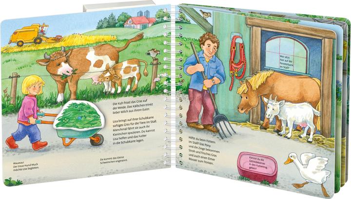 Image du produit Ravensburger Mein grosses Magnetbuch: Wer füttert wen? (Allemand)