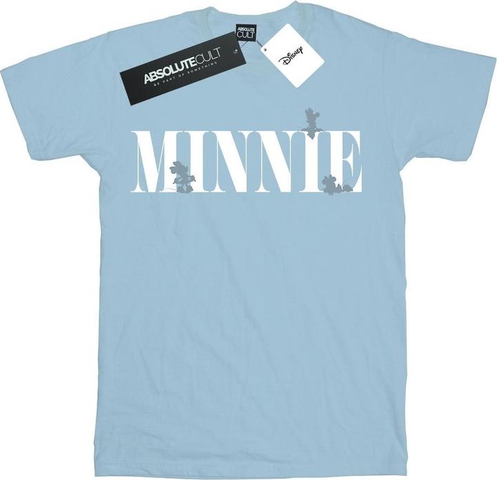 Actual product image Disney Womens/Ladies Minnie Mouse Silhouette Cotton Boyfriend T-Shirt (M)