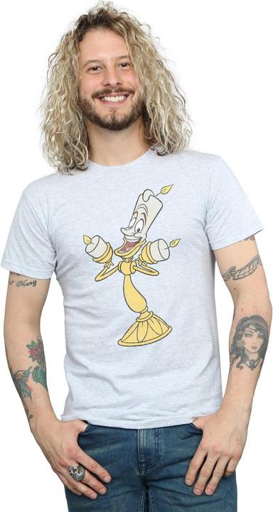 Produktbild Disney Beauty And The Beast Lumiere Distressed TShirt (4XL)