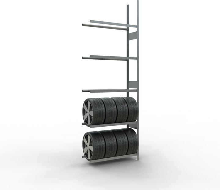 Produktbild Schulte Lagertechnik Räder-Anbauregal MULTIplus151