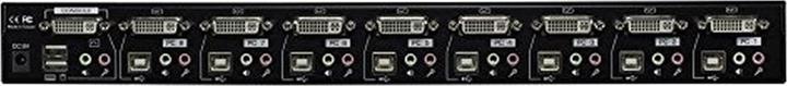 Image du produit Lindy DVI-I Single Link, USB 2.0 Audio Switch KVM Pro 8 ports