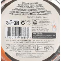 Actual product image Masterchef round airtight lunch box 390ml