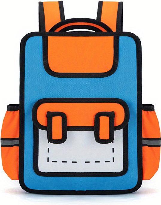 Actual product image Only-Bags.Store New cute cartoon anime backpack, unique satchel for students