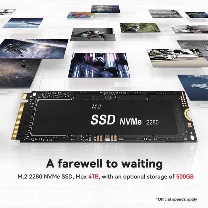 Produktbild Beelink Mini PC SER5 mit Ryzen 5 5500U (500 GB, 32 GB, AMD Ryzen 5 5500U)