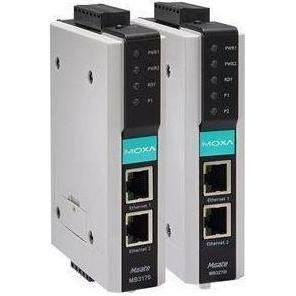 Moxa MGATE MB3170-M-ST-T - Gateway Modbus esteso con 1 porta e 1 100BaseF(X), Router