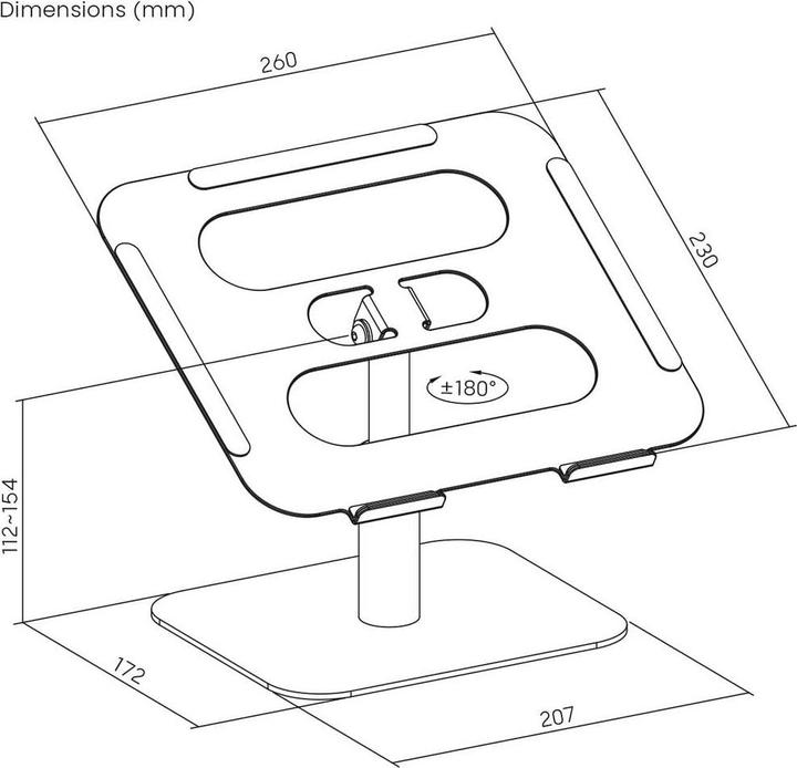 Produktbild myWall Laptop & Tablet Ständer