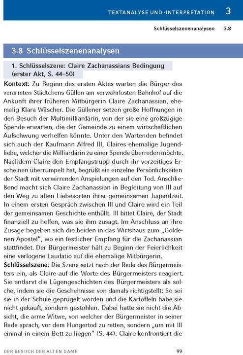 Actual product image Der Besuch der alten Dame von Friedrich Dürrenmatt (German, Bernd Matzkowski, Friedrich Duerrenmatt, 2022)