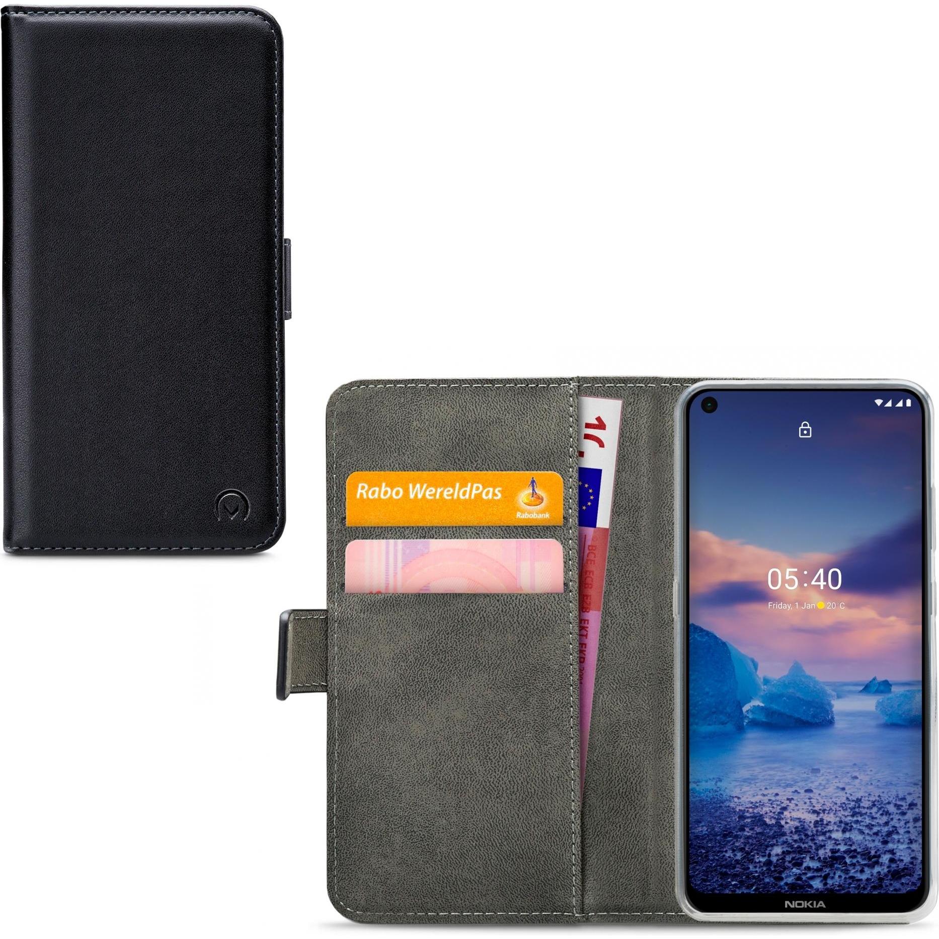Thumbnail - Mobilizera Mobilize Classic Gelly Wallet Book Cover Til Nokia 5.4 Sort (Nokia 5.4), Smartphone Hülle, Schwarz