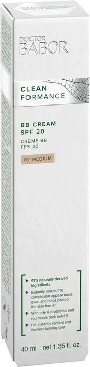 Actual product image Babor DOCTOR CLEANFORMANCE BB Cream 02 Medium SPF 20 (02 Medium)