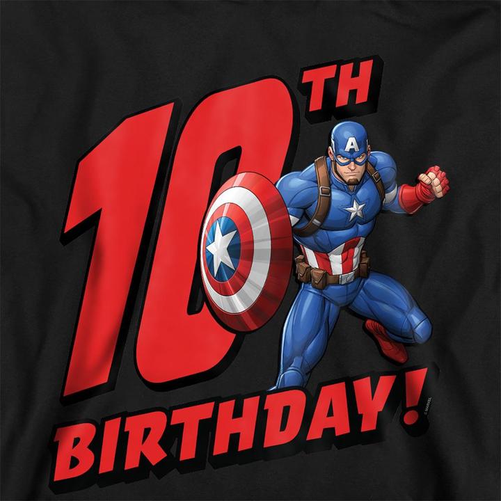 Produktbild Captain America 10th Birthday Kapuzenpullover (116)
