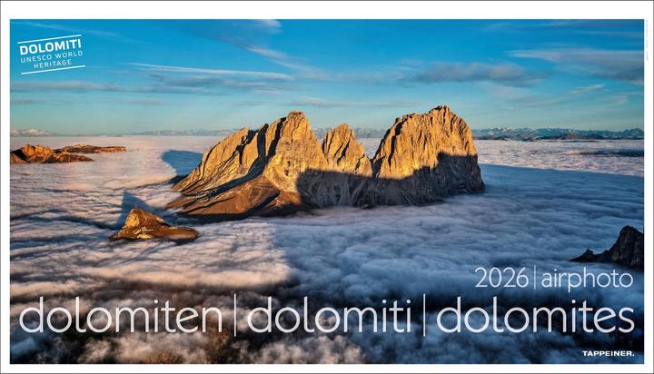 Actual product image Luftbildkalender Dolomiten 2026 (German)