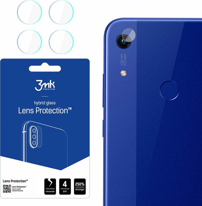 Actual product image 3MK Lens Protect Honor 8A Ochrona na obiektyw aparatu 4szt (1 Piece, Fee 8A)