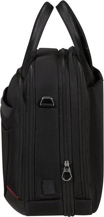 Actual product image Samsonite Pro-DLX6 shoulder bag 17.3 inch, black (17.30", Universal)