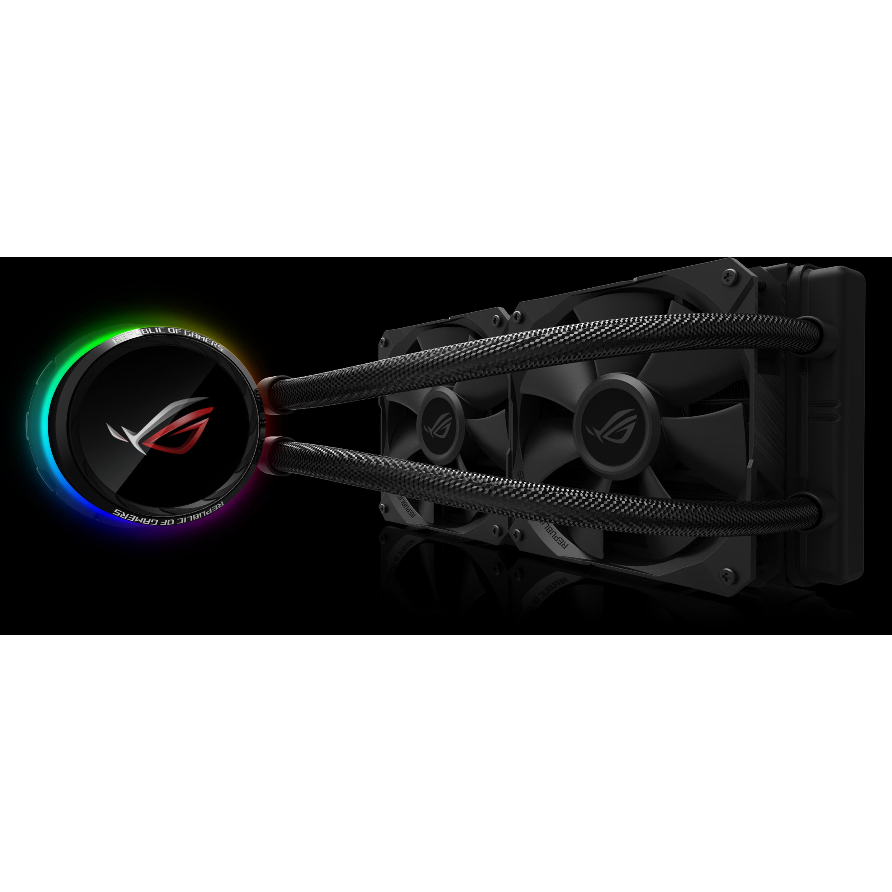 ASUS ROG RYUO 240, CPU Wasserkühler, Schwarz