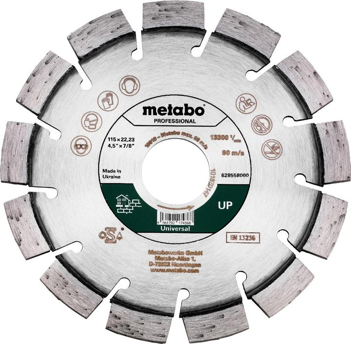 Immagine prodotto Metabo Disco da taglio diamantato