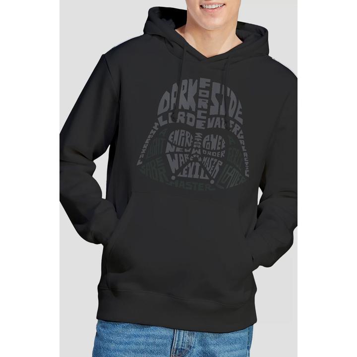 Actual product image Star Wars Mens Darth Vader Text Head Hoodie (XXL)