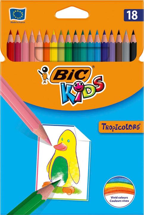 Actual product image Bic Kids Tropicolors (18x)