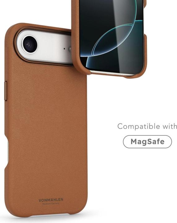 Produktbild Vonmählen Back Cover Like Leather iPhone Air Brown, Grundfarbe (Apple iPhone Air)