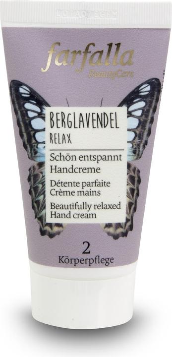 Image du produit Farfalla Crème pour les mains Relax de BERGLAVENDEL - La détente en beauté (50 ml)
