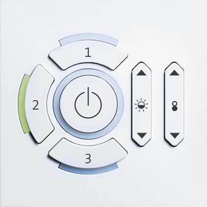 Actual product image Zumtobel Lighting Operating unit angular white 22185169