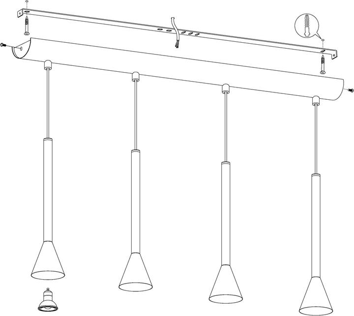 Produktbild EGLO Cortaderas (GU10, 400 lm)