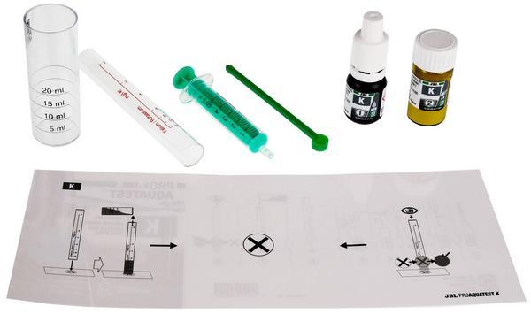 Image du produit JBL Aquaristik und Terraristik ProAquaTest K Potassium (int 00), 25 mesures, F/D (Entretien de l'eau de l'aquarium)