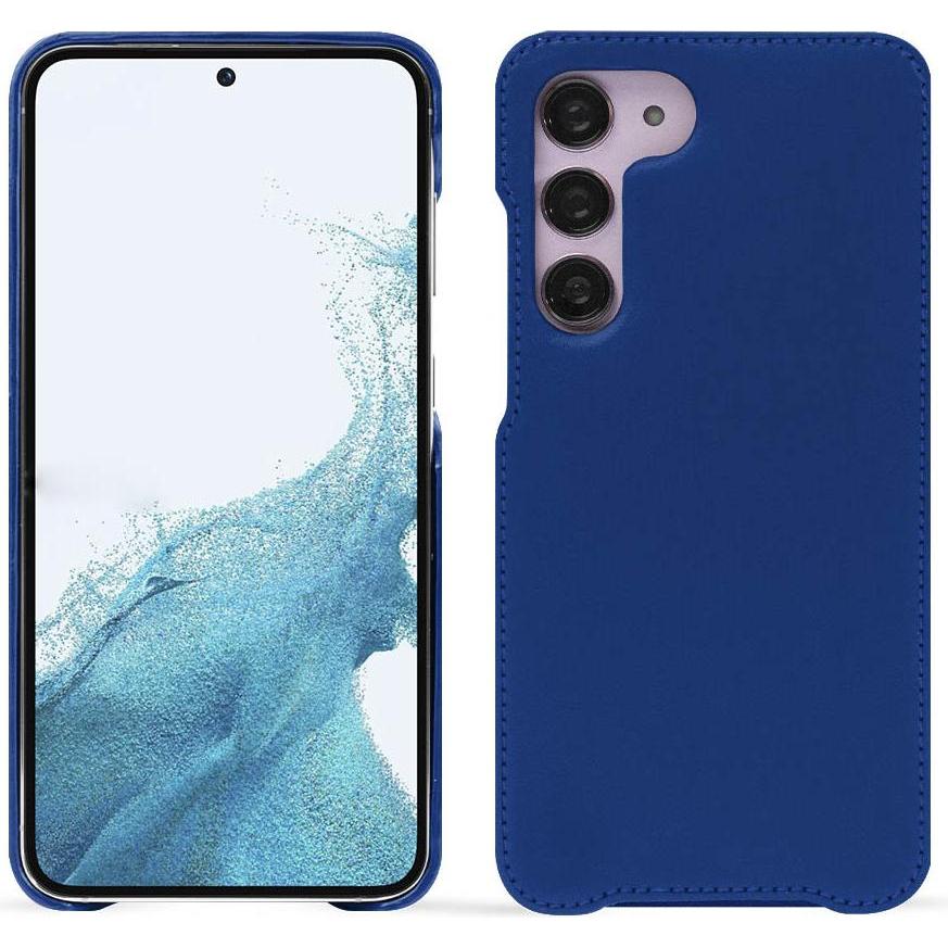 Noreve Lederschutzhülle (Samsung Galaxy S23), Smartphone Hülle, Blau