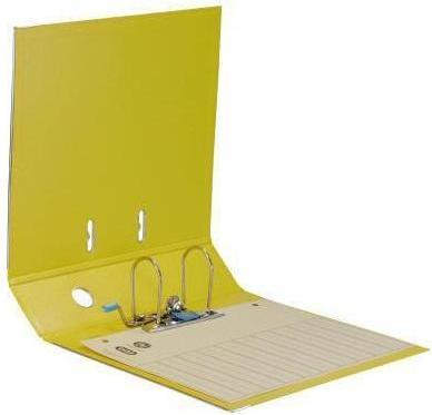 Actual product image Elba Folder rado plast, spine width: 80 mm, yellow DIN A4, cover outside/inside PVC, with replaceable (A4, 80 mm, 1 Piece)