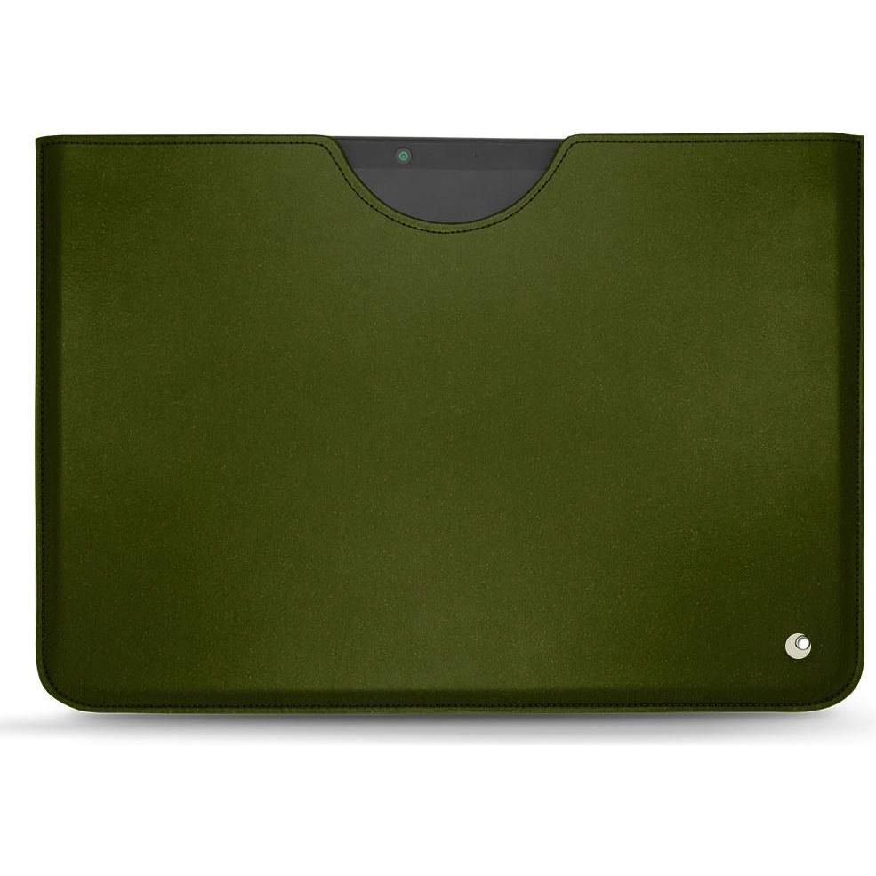 Noreve Lederschutzhülle (Microsoft Surface Pro X), Tablet Hülle, Grün