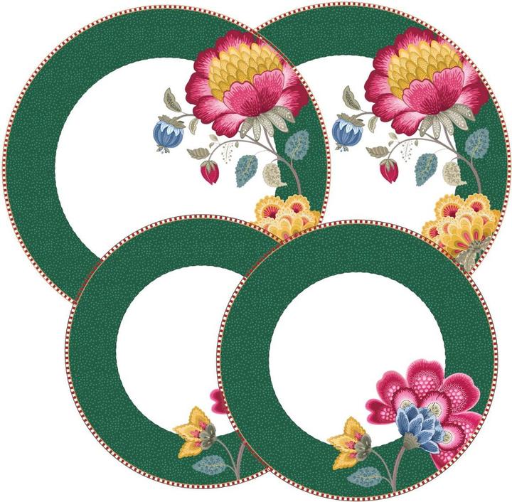 Produktbild PIP Studio Fantasy Green Teller Set 4tlg (1 x)